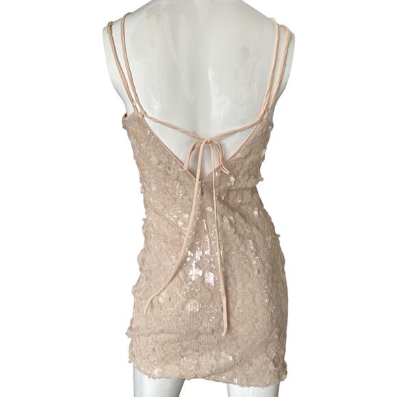 Forever 21 Sequins Embellished Dress Medium - Picture 2 of 2